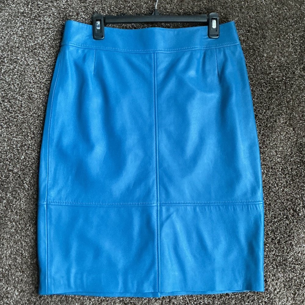 BOSS leather skirt, NWT